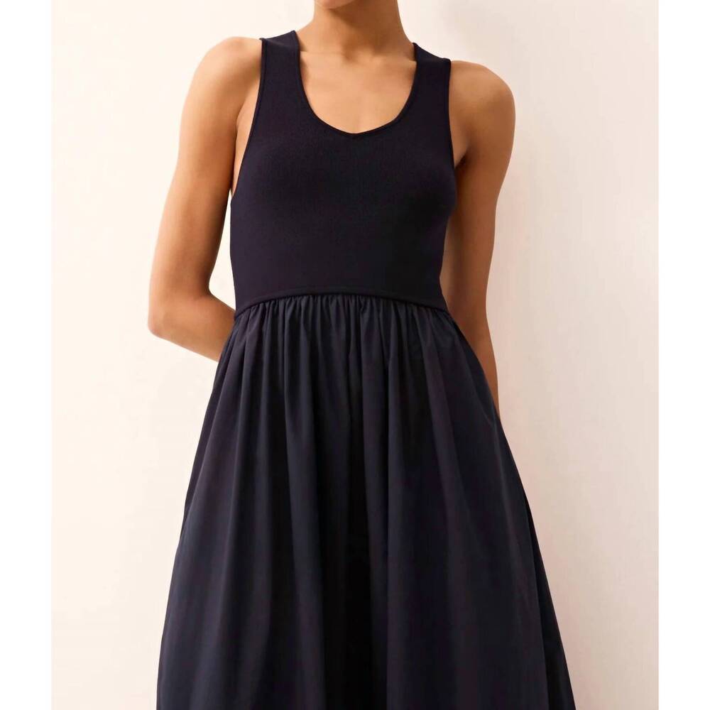 NEW MARIE OLIVER anya sleeveless tank dress in black - Picture 3 of 5